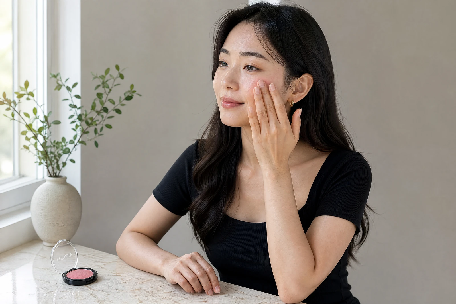 Cream, Liquid or Powder Blush: How to Choose editorial photo